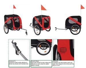 <span class=keywords><strong>Remorque</strong></span> de vélo pour bébé en gros, pour transporter des chiens/ des animaux de compagnie/ des bébés - Product Image 5