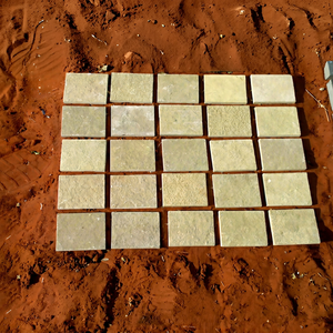 Dalles de pavé en pierre naturelle de grès, surface rustique polie, pour extérieur - Product Image 1