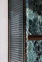 Dalle de marbre vert naturel Goldwin Stone, design moderne, découpée sur mesure, Verde Alpi, Marmi Verde Alpi Scuro, polie, grande taille