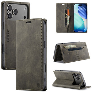<span class=keywords><strong>Caseme</strong></span> เคสกระเป๋าสตางค์หนังสำหรับ <span class=keywords><strong>iPhone</strong></span> 17 PRO MAX ที่ใส่บัตรแบบพับได้หรูหราสำหรับ <span class=keywords><strong>iPhone</strong></span> 17 16 15 PRO MAX - Product Image 6
