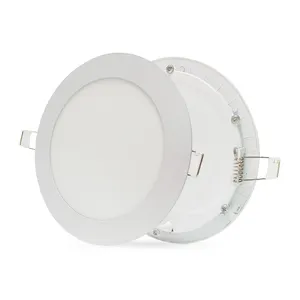 Lampu Panel Led Kotak Bulat, Daya Tinggi 3W 24W Ultra Ramping untuk Hotel