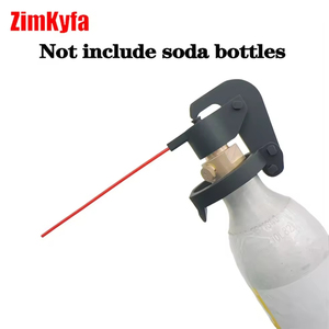 Pistolet à air comprimé en plastique noir ZimaKyfa, simple et personnalisable, pour le nettoyage, compatible avec les cylindres CO2 Sodastream Tr21-4, support OEM - Product Image 4