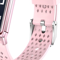 Bracelet connecté ultra-fin B11 avec moniteur de fréquence cardiaque, capteur d'oxygène sanguin, podomètre et chargement magnétique pour le sport