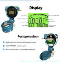 Transmetteur de température d'eau et de gaz QTB103, indicateur LED LCD, communication HART 4-20 mA, capteur de température haute précision