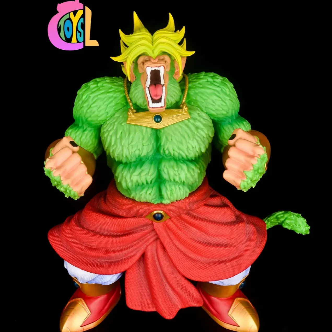 46cm Anime Gk Dbz Super Saiyan Broly Action Figure Pvc Collection Model Toy For Gifts