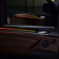 Kit d'accessoires d'éclairage LED pour l'intérieur de la voiture BMW E70 X5 2006-2013, éclairage ambiant dynamique 64 couleurs