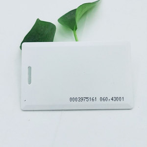Tk4100 Smart <b>Card</b> 85.6x54x18mm RFID <b>Access</b> <b>Control</b> <b>Card</b> For Employee Id And Meal System - Product Image 2