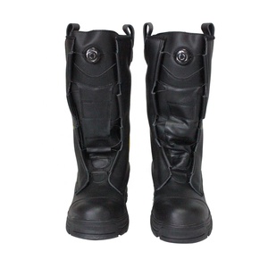 Di alta qualità di cuoio di sicurezza prestazione anti-fuoco stivali di sicurezza - Product Image 1