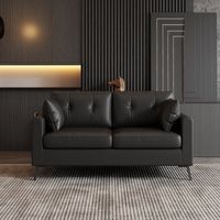 Canapé modulaire sectionnel blanc minimaliste moderne en tissu pour salon, design européen simple, mousse rafraîchissante spéciale