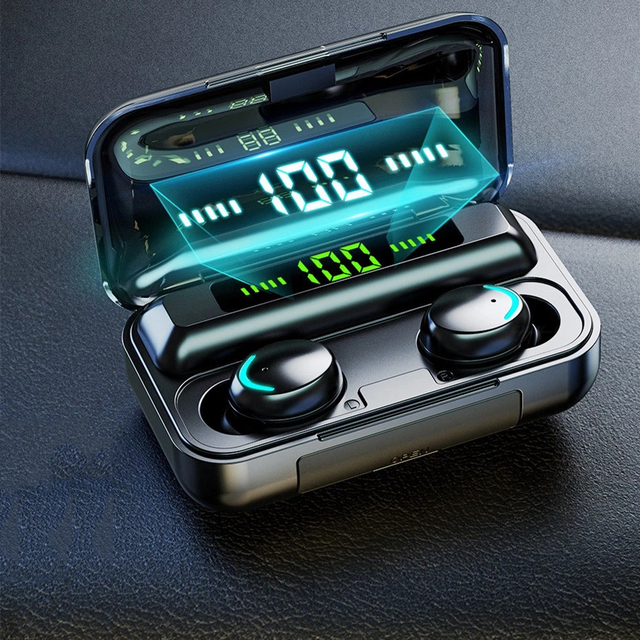 2025 Top Sale F9 TWS Wireless Earbuds in Ear Headsets Fone Wireless Headphones Audifonos F9-5c Earphone with 2000mAH Power Bank
