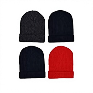 Elegante Gorro de Punto Suave para Niños, Unisex, Casual, con Lazo, Color Caramelo, Melón, Doble Punto, Ajustable - Product Image 1