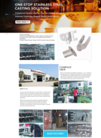 Fabricant chinois de fonderie d'acier inoxydable de haute qualité, certifié ISO9001, surface polie, adapté à l'industrie maritime