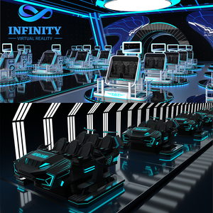 Équipement de parc <span class=keywords><strong>VR</strong></span> commercial, cinéma 9D en réalité virtuelle, salle d'évasion <span class=keywords><strong>VR</strong></span>, station de <span class=keywords><strong>jeu</strong></span> multijoueur, plateforme 3DOF, plus de 100 jeux - Product Image 2