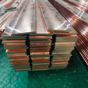 6 X25 5 X25 ASTM C11000 T2 Sammel schiene/Flachs tange aus reinem Kupfer für das Strom versorgungs system - Product Image 1