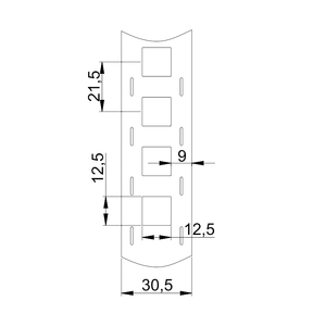 Tira de acero niquelado de 0.15x21.5mm de ancho y 30.5mm de boca para conexión de batería, terminal para tira de níquel 21700 - Product Image 6