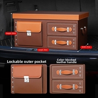 Organisateur de coffre de voiture SUV pour Jeep Land Rover Toyota Tesla BMW Mercedes-Benz Nissan Honda Volvo, boîte de rangement pour voiture, organisateur de cargaison