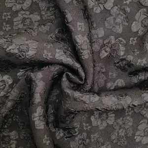 हॉट सेल ब्लैक जैक्वार्ड चिफॉन कपड़े मुस्लिम बाया महिला सऊदी अरब का बाजार