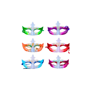 Maschere per feste in maschera fantasia matrimonio colori plastica economici HPC-3509 - Product Image 1