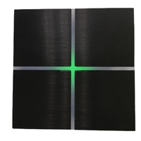 Knx 4-Gang Interrupteur mural à écran tactile pour la maison et l'hôtel Contrôle de l'éclairage de la maison intelligente Tension maximale 220v Courant maximal 10a