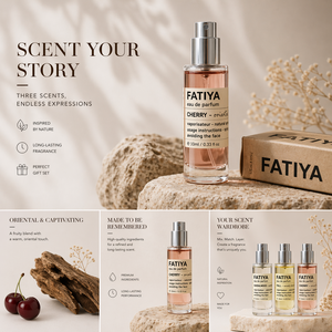 FATIYA 3-piece Women's Luxury Sulfate Free Perfume Gift <b>Set</b>-<b>Essential</b> <b>Oil</b> EDP Long-lasting Floral Fragrance for Dates - Product Image 4