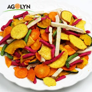 AGOLYN健康的な低温VF乾燥混合野菜チップ
