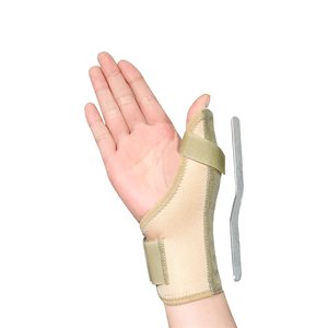 Adjustable <strong>Compression</strong> Sports Wrist Support <strong>Splint</strong> Hand Brace with Thumb Finger Protector Hand Holder for Comfort and Support - Product Image 1
