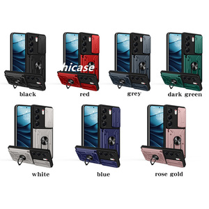 Lichicase 2 en 1 funda híbrida para Tecno Camon 40 Premier 5G cartera portátil ranura para tarjeta soporte armadura anillo contraportada - Product Image 1