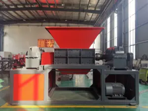 Automatic Car Tire Recycling Machine Production Line Waste Industrial Paper Shredder Plant