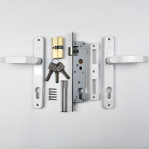 Migliore <span class=keywords><strong>Maniglia</strong></span> per <span class=keywords><strong>Porta</strong></span> dal Design Moderno in Alluminio+Acciaio, Ambidestra, Facile Installazione, Garanzia di 3 Anni per Villa, Appartamento, Hotel - Product Image 2