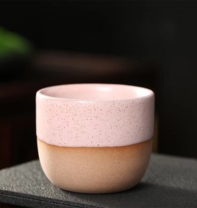 Vendita calda in ceramica grossolana stile giapponese tazza da tè tazza da caffè fatta a mano in forno cambia creativa tazza da tè in gres ceramica retrò - Product Image 1