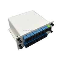 Répartiteur optique à faible perte SC APC UPC Fiber PLC Splitter 1x2 1x4 1x8 1x12 1x16 avec connecteurs LC FC Plc Splitter Fabricant