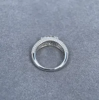 Bague de mariage MuShan en argent sterling 925 avec diamant Moissanite couleur D VVS1 pour femme, bijoux fins brevetés MST