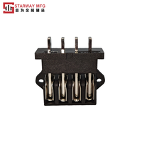Connecteur isolé STARWAY moulé par injection personnalisé avec bornes conductrices pour la transmission d'énergie des appareils – Approvisionnement direct usine