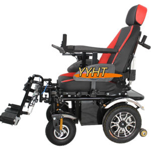 電動車椅子モーター24v12aセルフロッキングブレーキ車椅子軽量車椅子 - Product Image 2