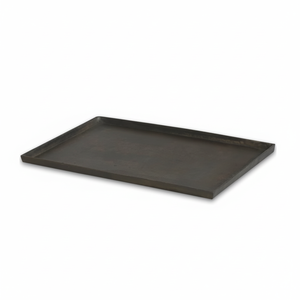 Plateau de service rectangulaire en aluminium Décoratif Finition antique Nourriture Boisson Hôtel Restaurant Maison Plateau Cadeau Utilisation personnalisée - Product Image 1