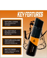 Bechelleli OEM Poudre de fibres de kératine organique végane de haute qualité sans sulfate Spray fixateur/pâte/cire/gel pour cheveux Traitement capillaire