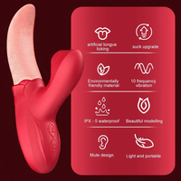 Stimulateur réaliste de clitoris et point G - Jouet sexuel féminin pour femmes, simulation de léchage vaginal et de succion clitoridienne, certifié CE RoHS