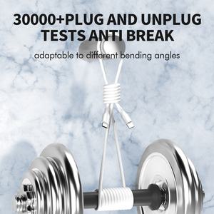 Câble de données en nylon Type-C vers Type-C 60W 3.0A 1m (3,3 pieds) pour charge rapide, compatible ordinateur/iOS/écouteurs, léger et durable – Fabrication OEM - Product Image 5