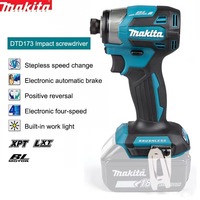 Tournevis électrique ergonomique léger pour l'assemblage et l'entretien dans les espaces restreints, 18V, sans fil, à batterie lithium-ion, moteur sans balais à percussion
