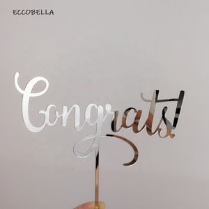 Decorazioni per torta acriliche personalizzate in oro argento rosa congrati <span class=keywords><strong>Design</strong></span> di <span class=keywords><strong>laurea</strong></span> per natale pasqua Ramadan decorazioni di ringraziamento - Product Image 5
