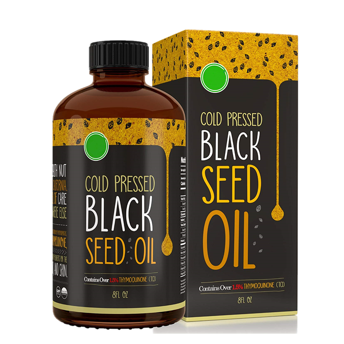 Фирменное натуральное органическое холоднопрессованное масло Cumin Nigella посевного черного цвета
