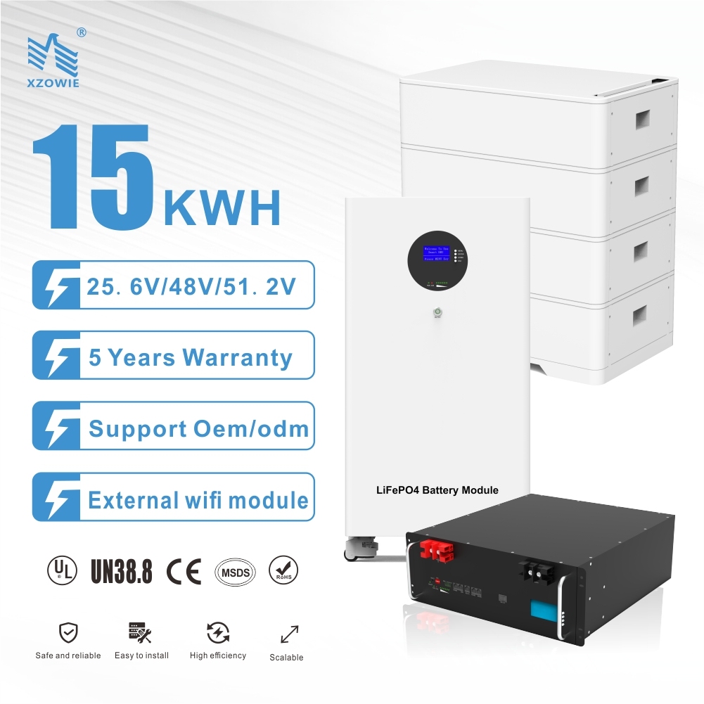 <strong>2026</strong> OEM <strong>15KWH</strong> Batterie Lithium Solaire System Storage Powerwall Lifepo4 Lithium 280ah Lithium-ion Power Wall Mounted <strong>Battery</strong>
