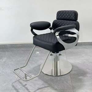 Sillón de Barbería 2026, Taburete de Peluquería de Alta Gama, Ajustable, Giratorio, Reclinable para Permanentes y Tintes - Product Image 1