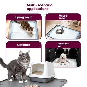 Alfombrilla de Entrenamiento para Mascotas, Personalizada, Ecológica, de Silicona de Grado Alimenticio, Impermeable, Lavable, para Perros y Gatos, Diseño Moderno, para Uso en el Automóvil - Product Image 3