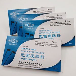 Aiguille <span class=keywords><strong>de</strong></span> peau QUAN HE aiguille <span class=keywords><strong>de</strong></span> <span class=keywords><strong>fleur</strong></span> <span class=keywords><strong>de</strong></span> <span class=keywords><strong>prunier</strong></span> dermique jetable aiguilles stériles <span class=keywords><strong>de</strong></span> peau <span class=keywords><strong>de</strong></span> sept étoiles à usage unique - Product Image 4