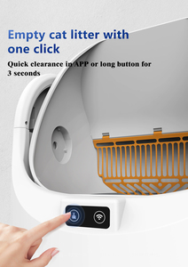 Neues Design 68L Automatische Katzentoilette APP-Steuerung Duale Sicherheitssensoren Selbstreinigende Katzentoilette mit Offenem Design - Product Image 4