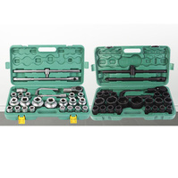 Jeu de douilles à chocs carrées chromées manuelles OEM, noir, robuste, qualité industrielle, 1/2 3/4 1, finition phosphatée, pour bricolage