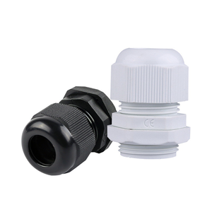 ขั้วต่อพลาสติก IP68กันน้ำพร้อม PG7 CE ข้อต่อสายไนล่อนแบบมีหมายเลขพีจี - Product Image 1