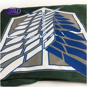 Capa Shingeki No Kyojin Legión de Reconocimiento Anime Verde Disfraces de Películas y TV <span class=keywords><strong>Attack</strong></span> <span class=keywords><strong>on</strong></span> <span class=keywords><strong>Titan</strong></span> <span class=keywords><strong>Cosplay</strong></span> Chaquetas Animadas - Product Image 3