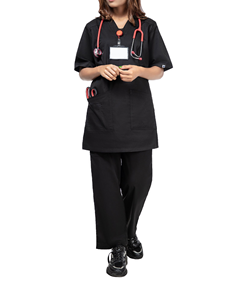 Set di Divise Mediche per Donne, Design Professionale, Tinta Unita in Spandex, per Chirurgia, Salone di Bellezza, Infermieristica, Pediatria, Odontoiatria - Product Image 5